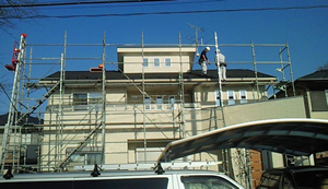 外壁塗装　屋根